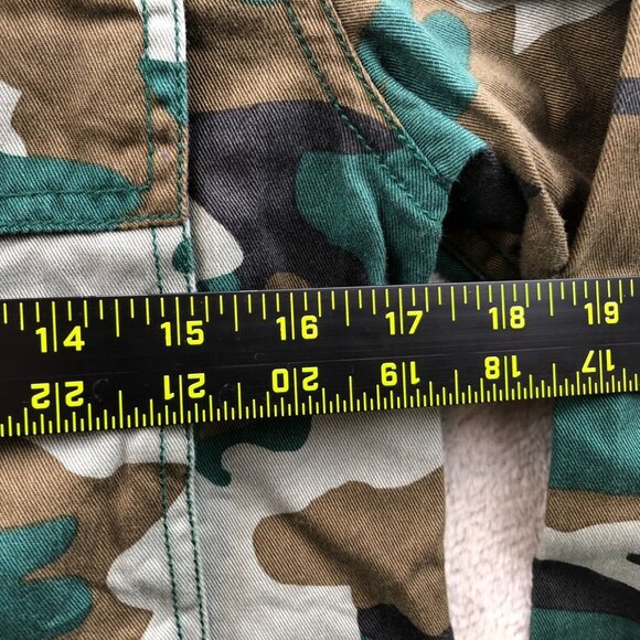 J.Crew Mercantile  Womens Shirt Jacket XS Utility Camo Shacket Green Outdoors - Picture 5 of 11